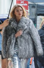 ROMEE STRIJD on the Set of a Photoshoot in New York 07/14/2017