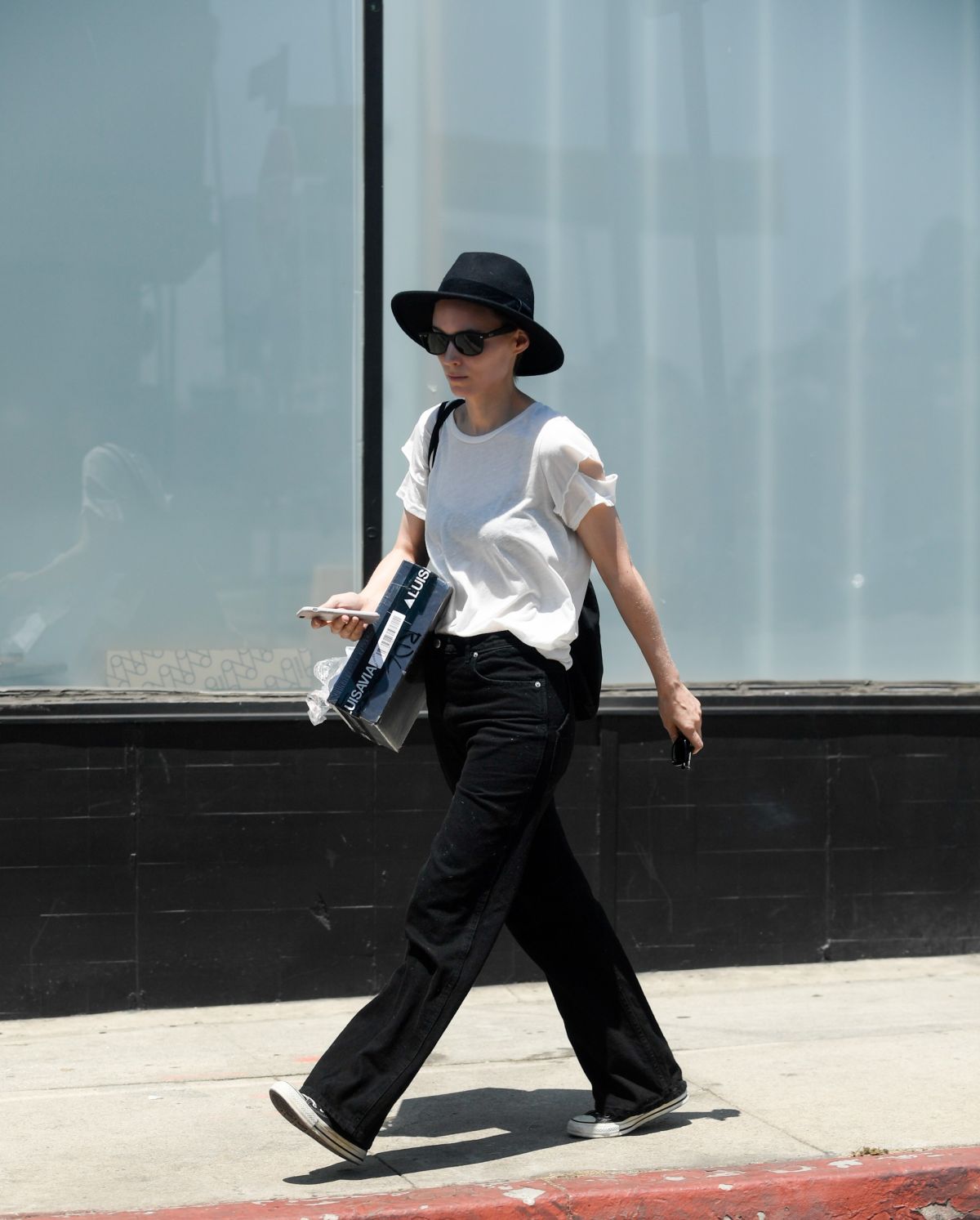 ROONEY MARA Out in Los Angeles 07/18/2017 – HawtCelebs