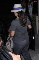 SALMA HAYEK Leaves a Restauranst in West Hollywood 07/21/2017