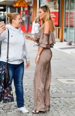 SANDRA KUBICKA Heading to TVN in Warsaw 07/08/2017