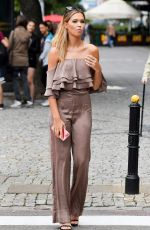 SANDRA KUBICKA Heading to TVN in Warsaw 07/08/2017