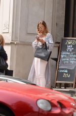 SANDRA KUBICKA Leaves a Restaurant in Warsaw 07/04/2017