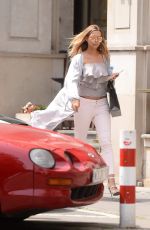 SANDRA KUBICKA Leaves a Restaurant in Warsaw 07/04/2017