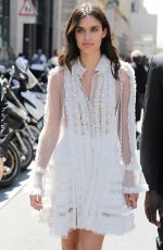 SARA SAMPAIO at Elie Saab Fashion Show at Haute Couture Paris Fashion Week 07/05/2017