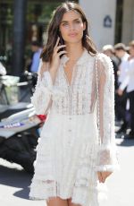 SARA SAMPAIO at Elie Saab Fashion Show at Haute Couture Paris Fashion Week 07/05/2017