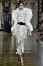 SARA SAMPAIO at Zuhair Murad Show at Haute Couture Paris Fashion Week 07/05/2017
