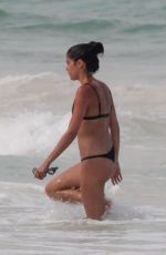 SARA SAMPAIO in Bikini on the Beach in Tulum 07/24/2017