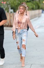 SARAH HYLAND Arrives at Break Room 86 for Demi Lovato Show in Los Angeles 07/10/2017