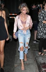 SARAH HYLAND Arrives at Break Room 86 for Demi Lovato Show in Los Angeles 07/10/2017