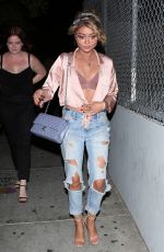SARAH HYLAND Arrives at Break Room 86 for Demi Lovato Show in Los Angeles 07/10/2017