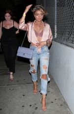 SARAH HYLAND Arrives at Break Room 86 for Demi Lovato Show in Los Angeles 07/10/2017