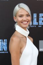 SASHA LUSH at Valerian and the City of a Thousand Planets Premiere in Hollywood 07/17/2017