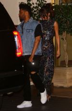 SELENA GOMEZ and The Weeknd Night Out in Los Angeles 07/24/2017