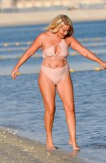 SELINA WATERMAN-SMITH in Bikini at a Beach in Dubai 06/30/2017