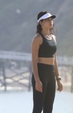 SHANINA SHAIK on the Set of a Photoshoot at a Beach in Malibu 07/06/2017