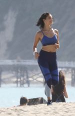 SHANINA SHAIK on the Set of a Photoshoot at a Beach in Malibu 07/06/2017