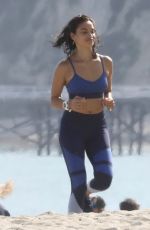 SHANINA SHAIK on the Set of a Photoshoot at a Beach in Malibu 07/06/2017