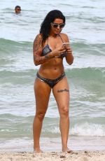 SHANNA KRESS in Bikini at a Beach in Miami 07/26/2017