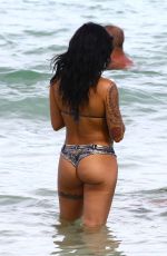 SHANNA KRESS in Bikini at a Beach in Miami 07/26/2017