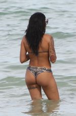 SHANNA KRESS in Bikini at a Beach in Miami 07/26/2017