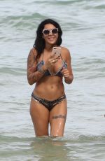 SHANNA KRESS in Bikini at a Beach in Miami 07/26/2017