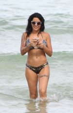 SHANNA KRESS in Bikini at a Beach in Miami 07/26/2017