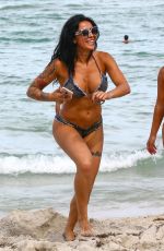 SHANNA KRESS in Bikini at a Beach in Miami 07/26/2017
