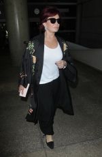 SHARON OSBOURNE at LAX Airport in Los Angeles 07/11/2017