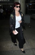 SHARON OSBOURNE at LAX Airport in Los Angeles 07/11/2017