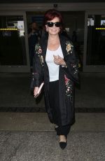 SHARON OSBOURNE at LAX Airport in Los Angeles 07/11/2017