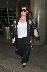 SHARON OSBOURNE at LAX Airport in Los Angeles 07/11/2017