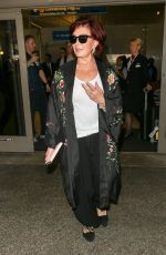 SHARON OSBOURNE at LAX Airport in Los Angeles 07/11/2017