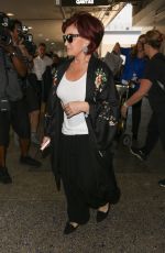 SHARON OSBOURNE at LAX Airport in Los Angeles 07/11/2017