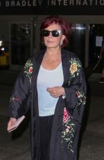 SHARON OSBOURNE at LAX Airport in Los Angeles 07/11/2017