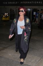 SHARON OSBOURNE at LAX Airport in Los Angeles 07/11/2017