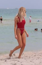 SHEA MARIE in Swimsuit ata Beach in Miami 07/26/2017