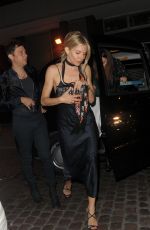 SIENNA MILLER Night Out in London 07/04/2017