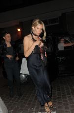 SIENNA MILLER Night Out in London 07/04/2017