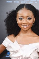 SKAI JACKSON at Valerian and the City of a Thousand Planets Premiere in Hollywood 07/17/2017