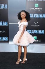 SKAI JACKSON at Valerian and the City of a Thousand Planets Premiere in Hollywood 07/17/2017