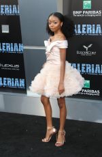 SKAI JACKSON at Valerian and the City of a Thousand Planets Premiere in Hollywood 07/17/2017