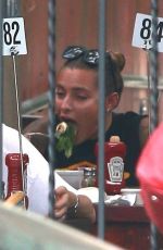 SOPHIA THOMALLA Out for Lunch in Los Angeles 07/15/2017