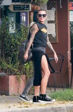 SOPHIA THOMALLA Out for Lunch in Los Angeles 07/15/2017