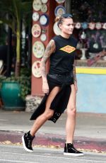 SOPHIA THOMALLA Out for Lunch in Los Angeles 07/15/2017