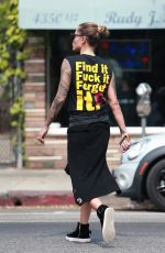 SOPHIA THOMALLA Out for Lunch in Los Angeles 07/15/2017