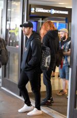 SOPHIE TURNER and Joe Jonas Arrives at LAX Airport in Los Angeles 07/20/2017