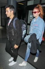 SOPHIE TURNER and Joe Jonas Jet Out of LAX Airport 07/20/2017