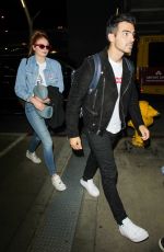 SOPHIE TURNER and Joe Jonas Jet Out of LAX Airport 07/20/2017