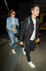 SOPHIE TURNER and Joe Jonas Jet Out of LAX Airport 07/20/2017