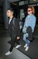 SOPHIE TURNER and Joe Jonas Jet Out of LAX Airport 07/20/2017